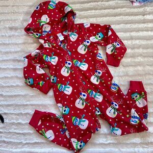 Boy’s Christmas Snowman One Piece Size 5/6